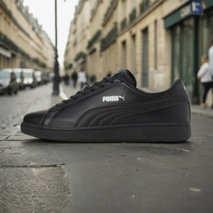 Puma Smashic Black Sneakers For Men