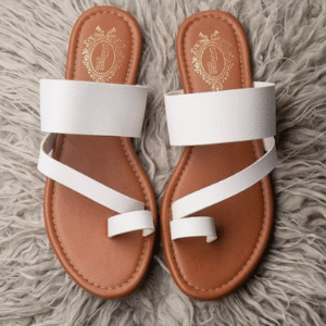 Shoetopia Rado-White Slip-on Flats For Women