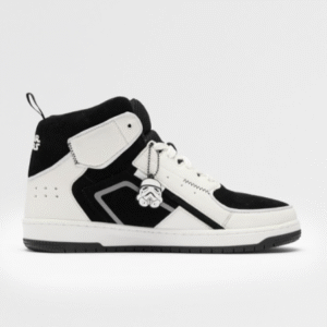 The Souled Store Stormtrooper Black & White Casual Sneakers for Men