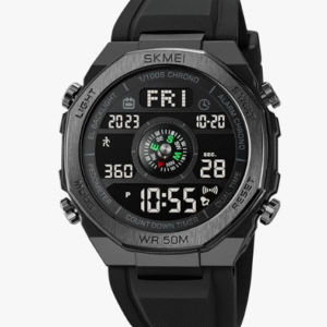 Skmei Sports Black Watch for Men