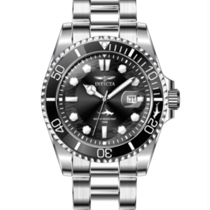 Invicta 30018 Formal Black & Silver Watch for Men