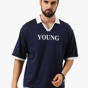 MANIAC Casual Polo Collar T-Shirt for Men