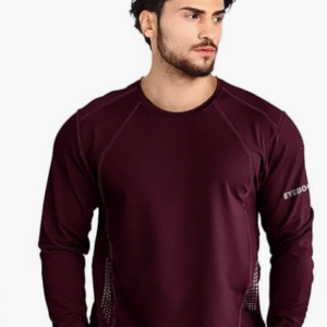 Eyebogler Sports Red T-Shirt for Men