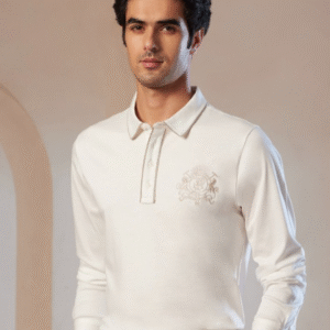 U.S. Polo Assn. Solid Polo Collar Cotton Slim Fit T-shirt For Men