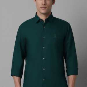 Louis Philippe Sport Solid Cotton Slim Fit Casual Shirt For Men