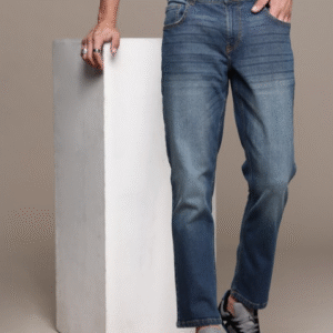 Roadster Casual Solid Blue Jeans for Men