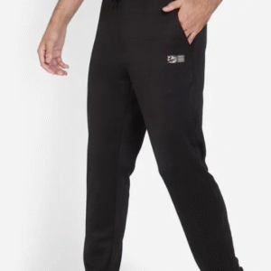 Wildcraft Casual Camoflage Black Track Pant for Men