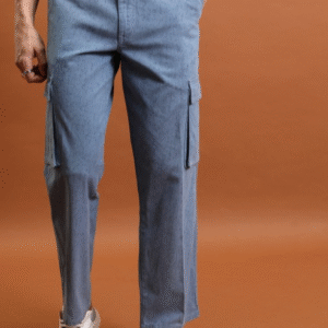 Highlander Mid-Rise Cotton Cargos Trouser For Men