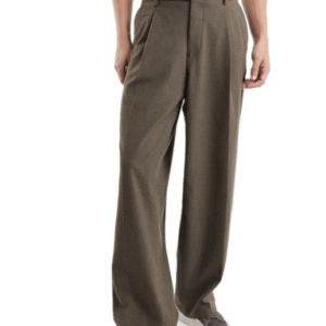 Rare Rabbit Cotton Comfort Loose Fit Pleated Regular Trousers For Men
