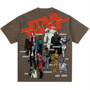 Bonkers Corner Star Wars Typography Oversized T-shirt For Men