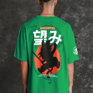 Bonkers Corner Graphic Printed Drop-Shoulder Sleeves Cotton Oversized T-shirt For Men