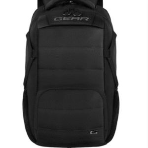Gear Formal Solid Black Water Resistant 30L Unisex Laptop Backpack With 1 Year Warranty