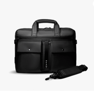 Okami Formal Polyester Blend Colourblocked Black Water Resistant 12L Backpack for Men With USB Port