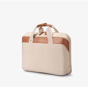 Okami Formal Poleyester Solid Beige Water Resistant 15L Backpack for Men With USB Port