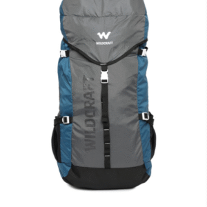 Wildcraft Hiking Colourblocked Blue+Grey 60L Water Resistant Backpack for Men