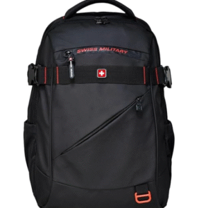 Swiss Military Formal Solid Black 30 Liters Water Resistant Anti Theft Unisex Backpack