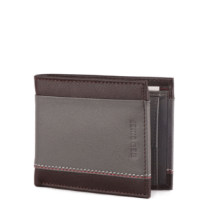 Red Chief Everyday Carry Leather Colourblocked Grey Two Fold Wallet for Men
