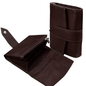 ABYS Everyday Carry Synthetic Leather Textured Brown Unisex Card Holder