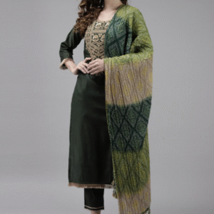 Indo Era Floral Embroidered Sequinned Liva Kurta Sets For Women