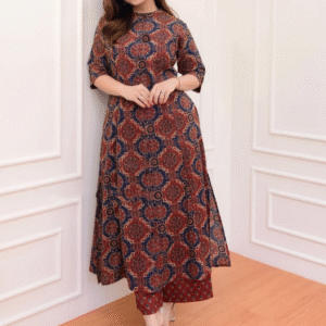 Anni Designer Cotton Blend Casual Kurta with Palazzo