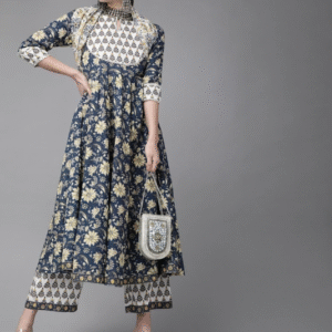 Klosia Floral Printed Kurta Palazzo With Dupatta Set For Women