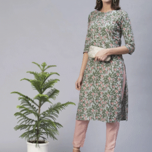 Amrutvarsha Creation Cotton Silk Kurta Set For Women