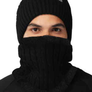 iSWEVEN Beanie Knitted 100% Acrylic Unisex Black Cap