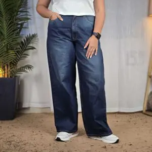 glitchez Light Fade Baggy Jeans For Women