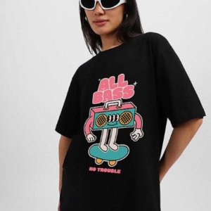 JUNEBERRY Graphic Printed T-shirt For Women