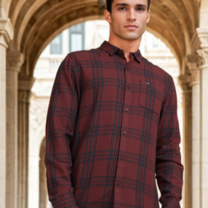 Wrangler Tartan Checked Pure Cotton Casual Shirt For Men