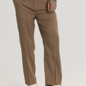 Snitch Relaxed Loose Fit Pleated Trousers For Men