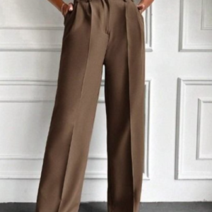 BROADSTAR Pleated Korean Formal Trousers For Women