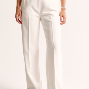 FNOCKS Loose Fit High-Rise Lint Free Pleated Trousers For Women