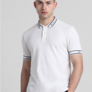 Jack & Jones Pure Cotton Polo Collar Slim Fit T-shirt For Men