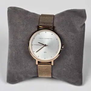 French Connection Round Analogue Watch For Women