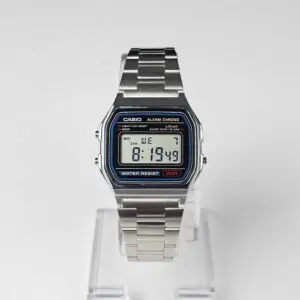 Casio Vintage A158WA-1DF Digital Dial Stainless Steel Watch For Men