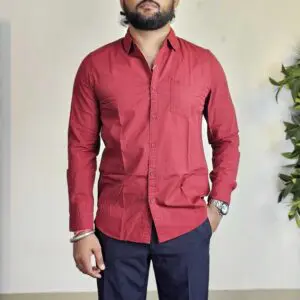 Lee Spread Collar Cotton Casual Regular Fit Shirt For Men