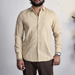 Lee Spread Collar Cotton Casual Slim Fit Shirt For Men