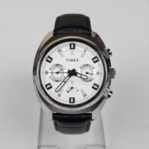 Timex Casual Leather Strap Quartz 50 meter Water Resistant Watch with 1 Year Warranty