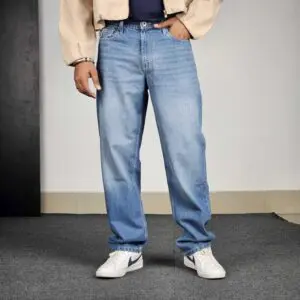 Red Tape Mid-Rise Baggy Fit Jeans For Men