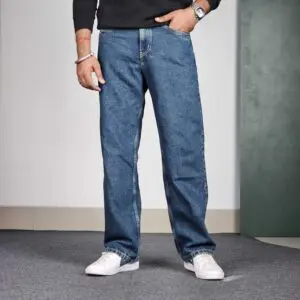 FREAKINS Straight Fit High-Rise Light Fade Jeans For Men