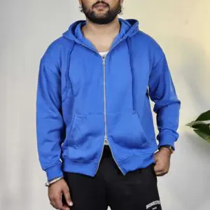 The Indian Garage Co. Hooded Double Way Front Open Zipper Sweatshirt For Men