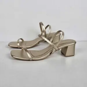 ERIDANI Textured Block Sandals For Women