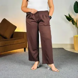 Chemistry Relaxed Straight Leg High-Rise Baggy Trousers For Women