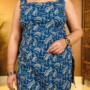 Anouk Rustic Floral Printed Pure Cotton Kurti For Women