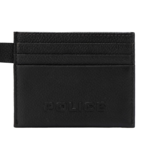 Arctic Hunter Everyday Carry Solid Black Leather Wallet for Men