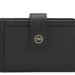 Da Milano Every Day Carry Leather Solid Black Wallet for Men