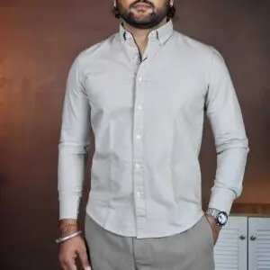 Maniac Cotton Oxford Shirt For Men
