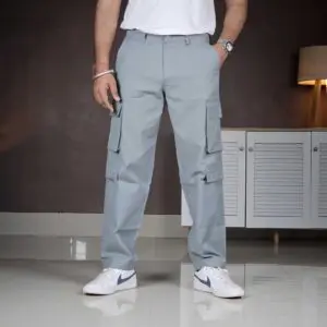 The Souled Store Straight Fit Cargos Trousers For Men