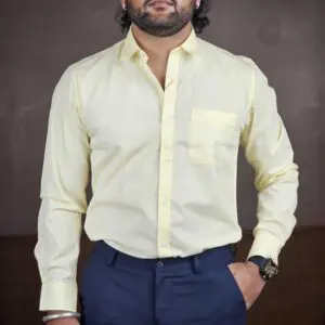 Peter England Classic Slim Fit Oxford Shirt For Men